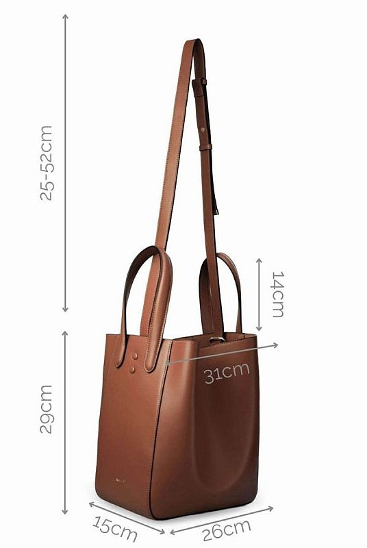 Eight Bag Large - Caramel - Elysian Couture