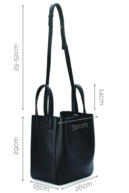 Eight Bag Mini - Black - Elysian Couture