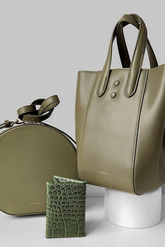 Eight Bag Mini - Olive - Elysian Couture