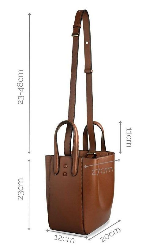 Eight Bag Mini - Caramel - Elysian Couture