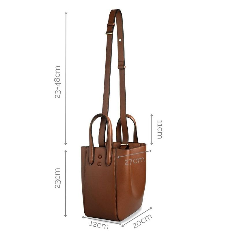 Eight Bag Mini - Caramel - Elysian Couture
