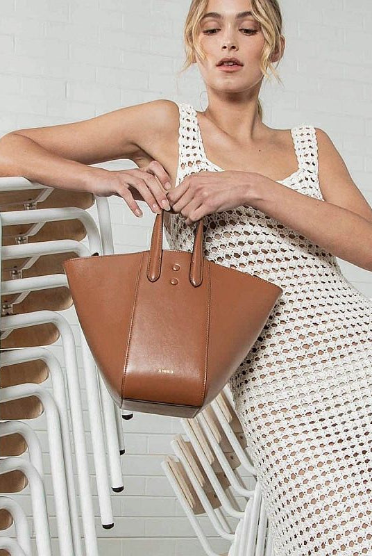 Eight Bag Mini - Caramel - Elysian Couture