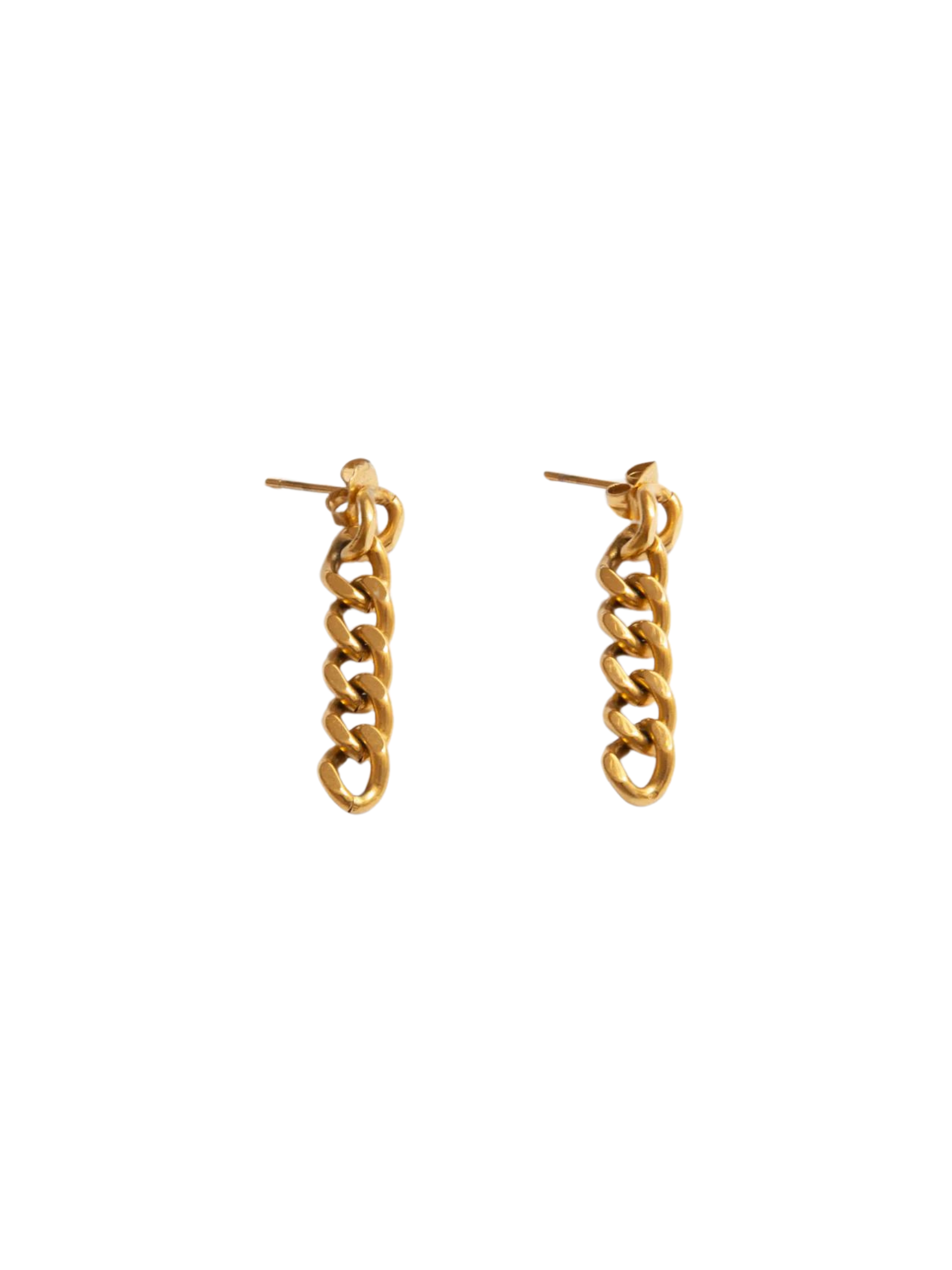 Cuban Chain Earring - Elysian Couture