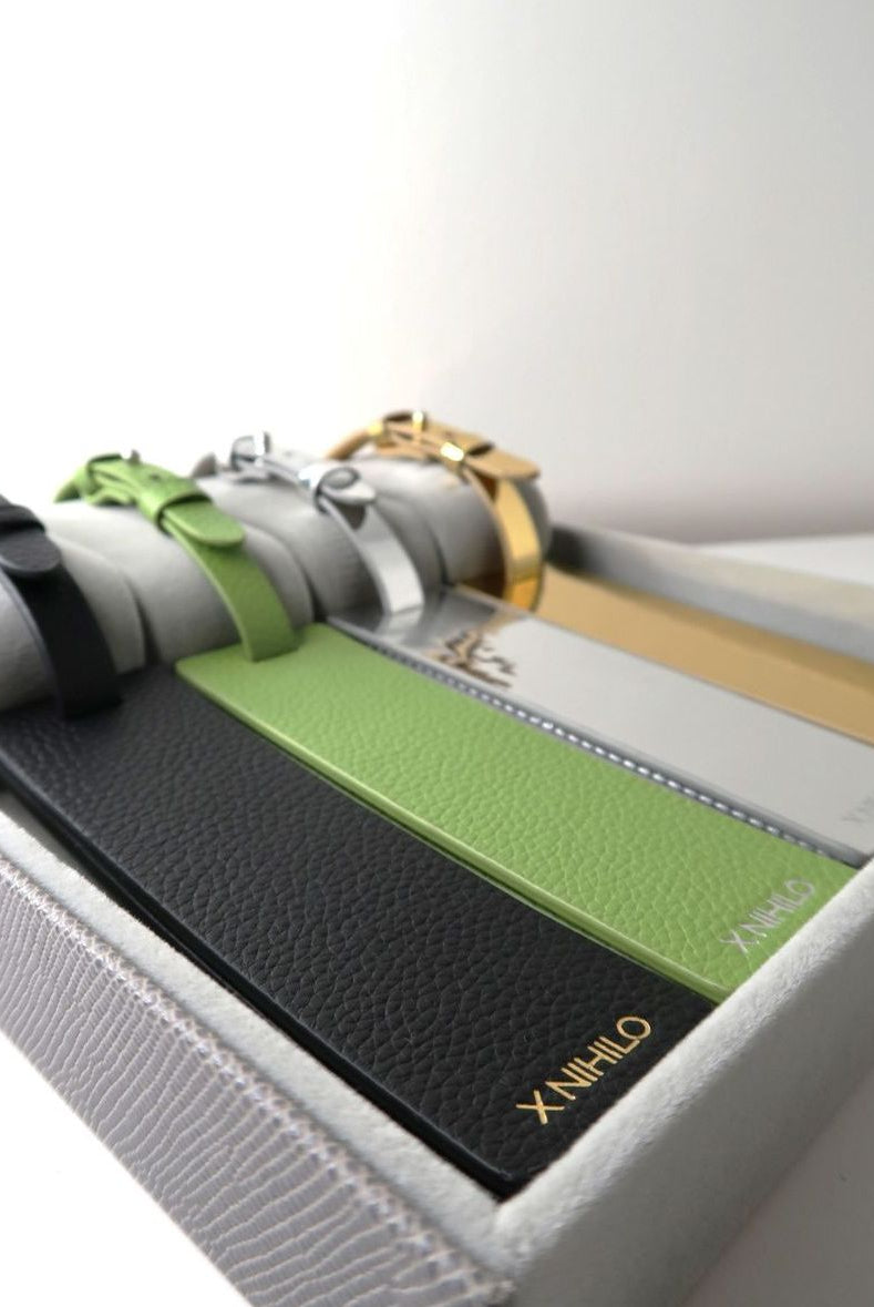 St. Tropez Luggage Tag - Pebble - Elysian Couture