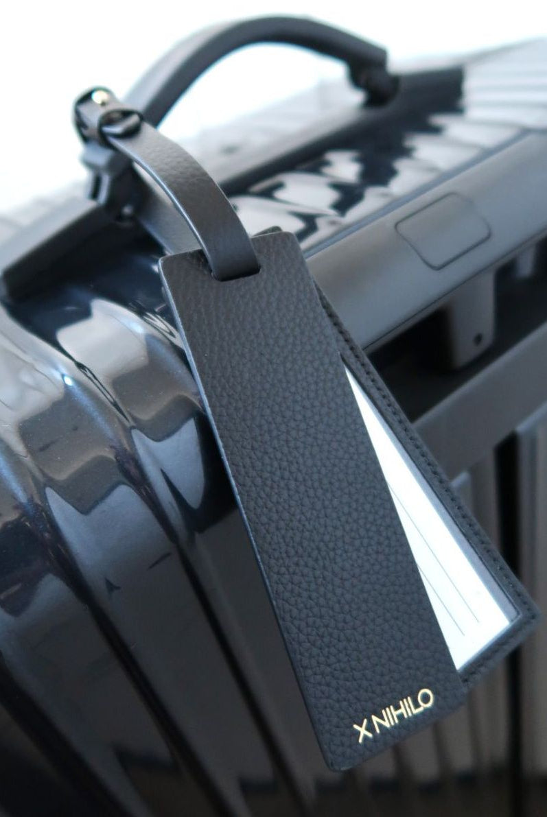 St. Tropez Luggage Tag - Pebble - Elysian Couture