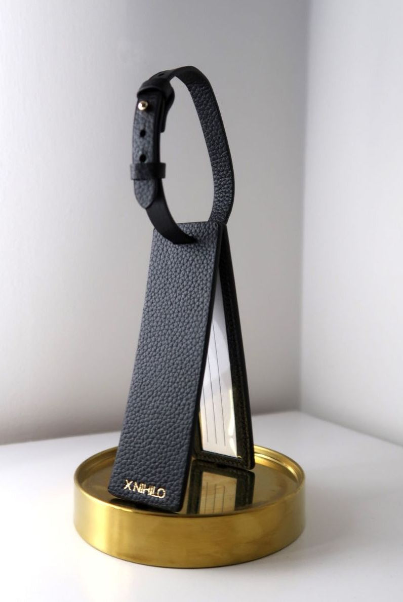 St. Tropez Luggage Tag - Pebble - Elysian Couture