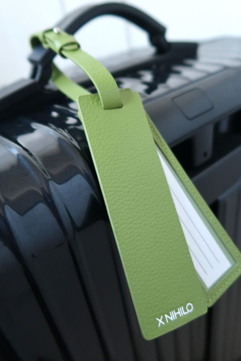 St. Tropez Luggage Tag - Pebble - Elysian Couture