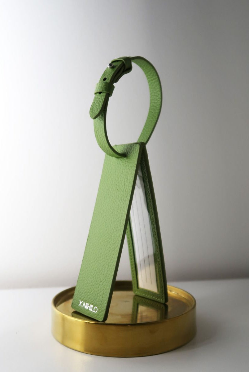 St. Tropez Luggage Tag - Pebble - Elysian Couture