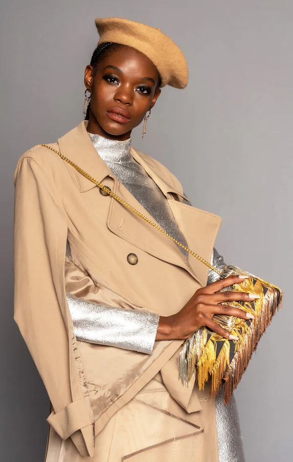 Ombre Clutch - Gold - Elysian Couture