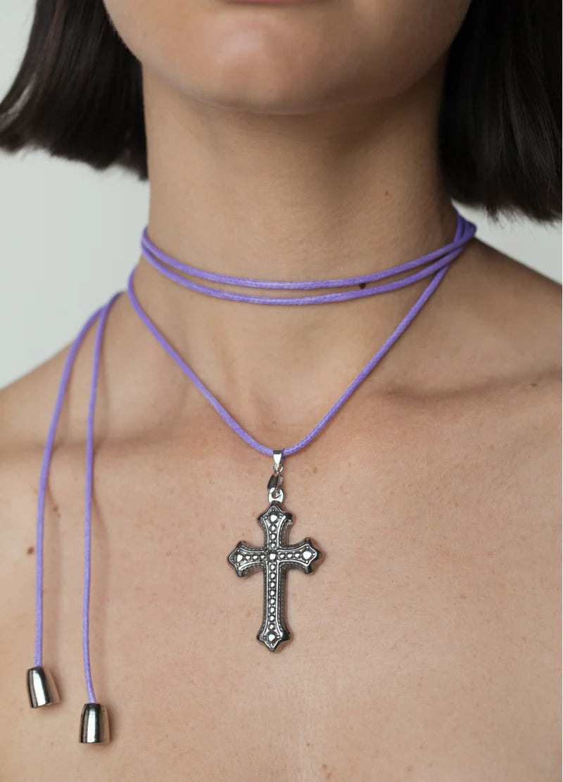 Drew Cross Necklace - Elysian Couture