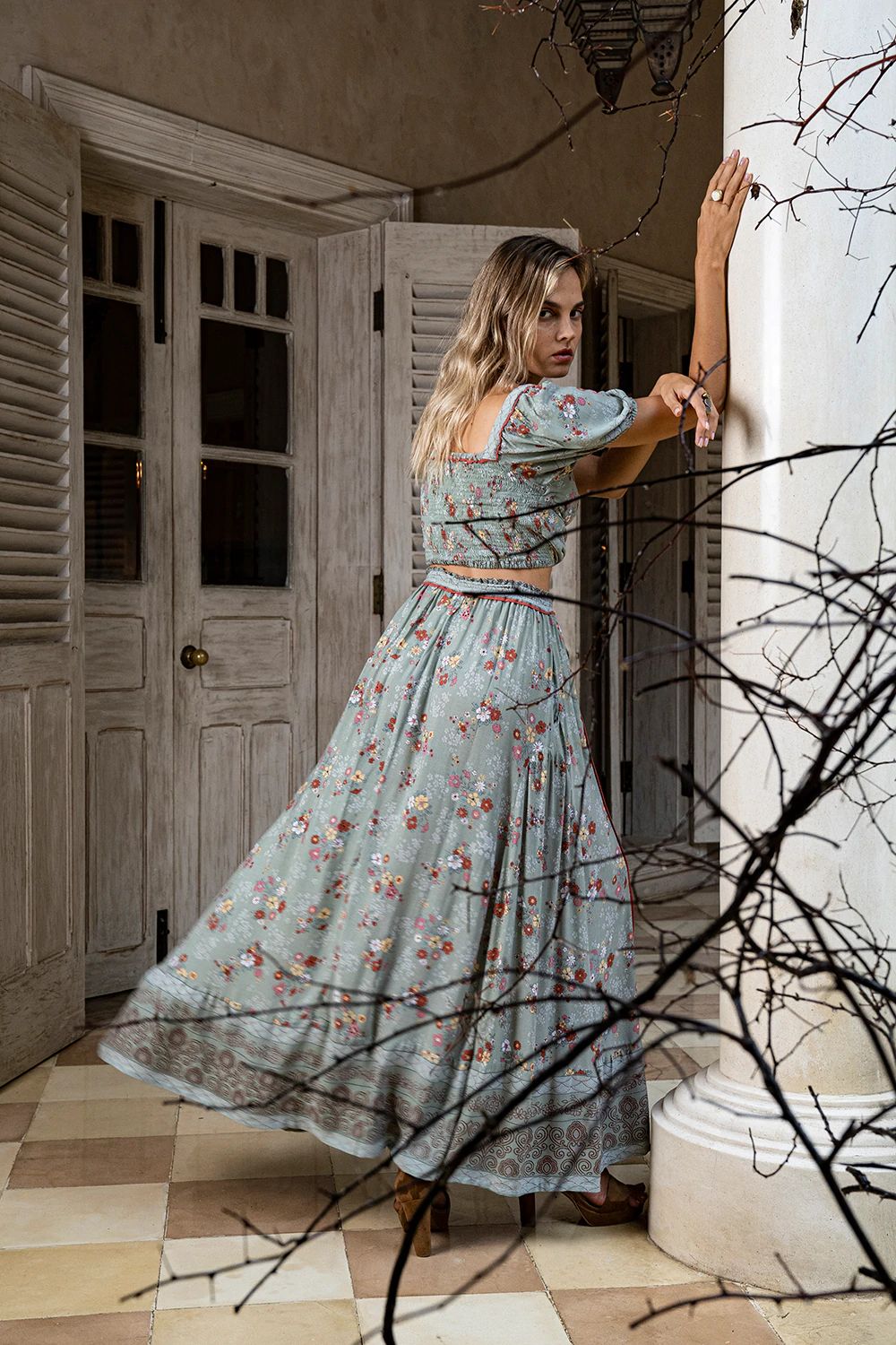 Gracie Maxi Skirt - Elysian Couture