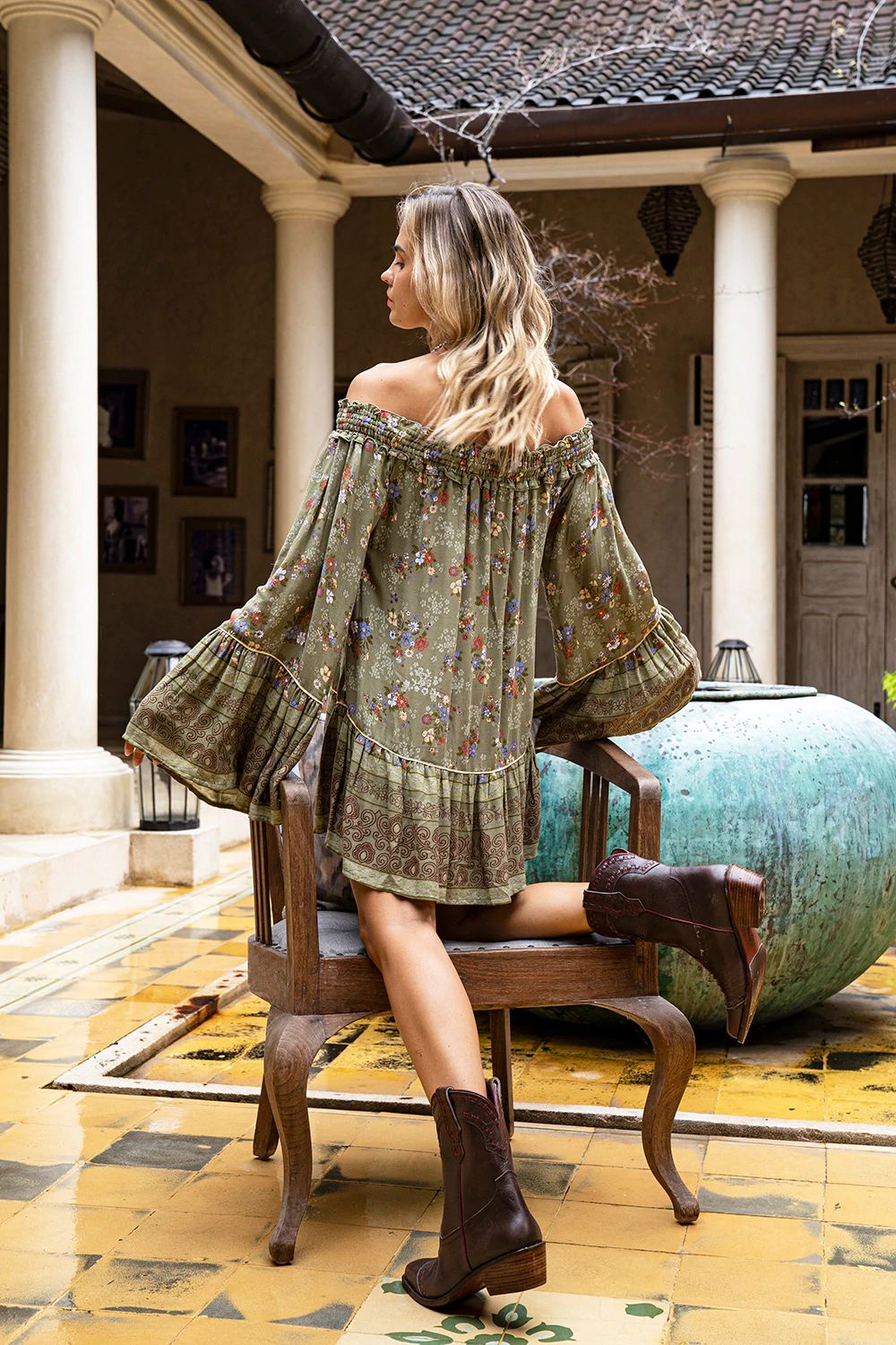 Jamilla Off The Shoulder Dress - Elysian Couture